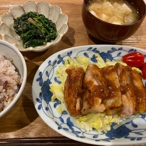 ご飯がとまらない☆鶏もも肉の味噌漬け焼き